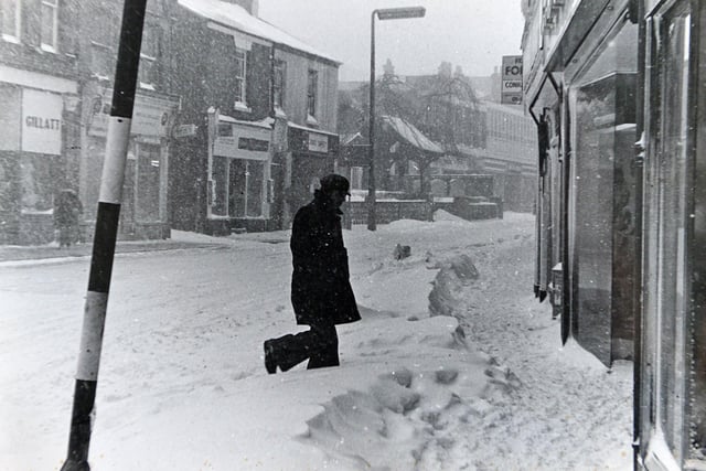The winter of 1979 brought snow blizzards to Derbyshire.