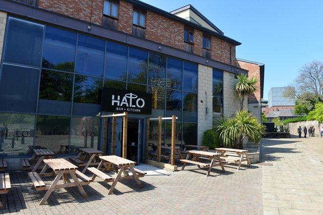Halo opens in the former Bud Bigalows site in Low Row over the Bank Holiday weekend. As well as the inside seating, there's a terrace at the front.