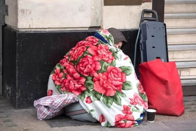More than a 100 people will be homeless this Christmas.