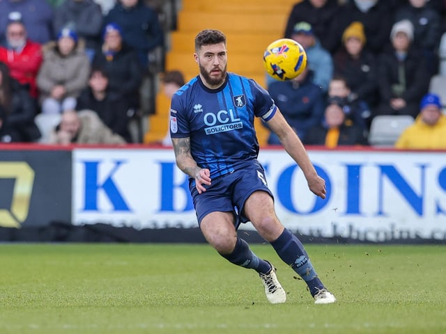 The Stags captain made one error and was punished as Plymouth scored from his loose pass. But was otherwise superb, heading everything and atoning for his mistake with the equaliser.