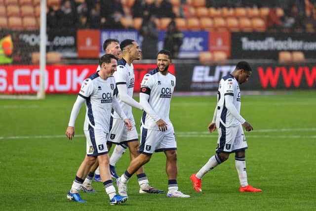 Action during the Sky Bet League 1 match against Blackpool FC at Bloomfield Road, 24 Oct 2026, Photo credit Chris & Jeanette Holloway / The Bigger Picture.media