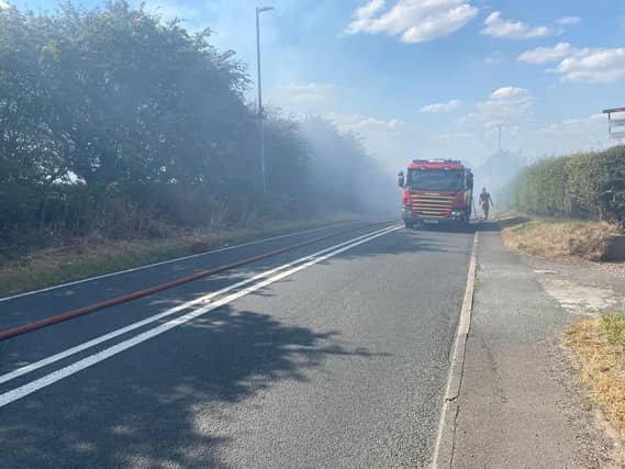 Firefighters are currently at the scene