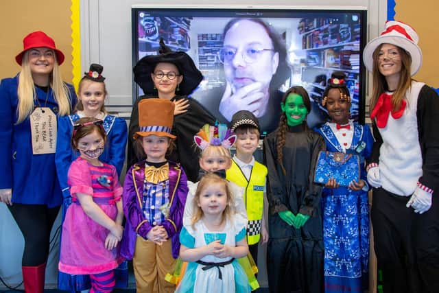 Children at Bilsthorpe Flying High Academy joined thousands of fellow Flying High Partnership children for the virtual author event with the writer of Varjak Paw and Tyger on World Book Day.