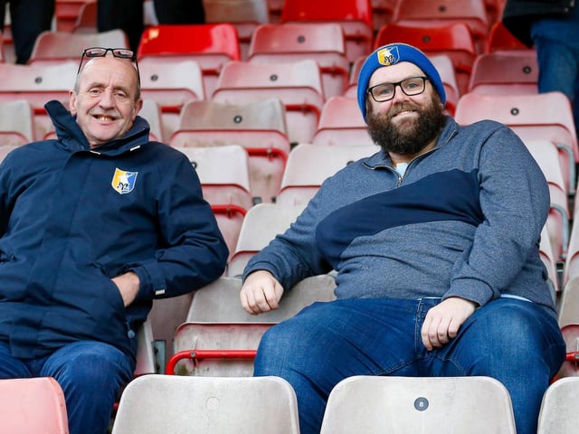 Mansfield Town fans saw their side return to winning ways at Crawley Town.