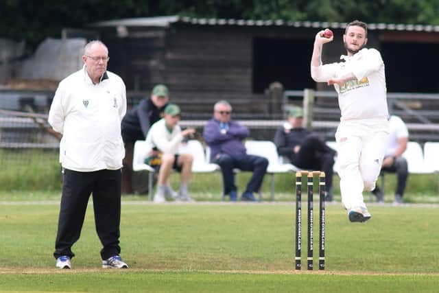 Richard Bostock bowled a tight spell during Cuckney's defeat to Papplewick.