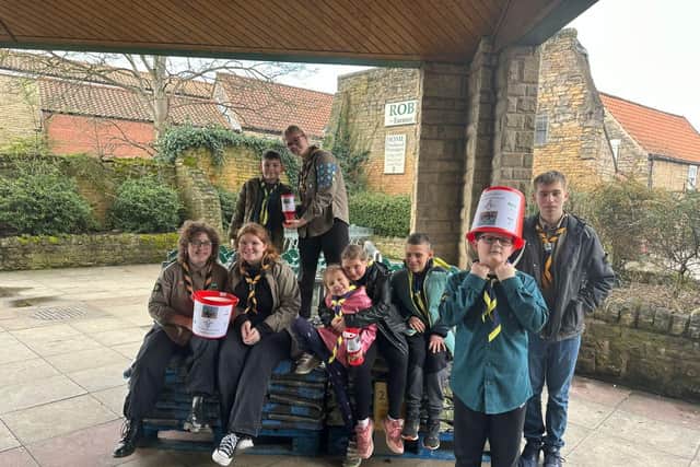 10th Mansfield Cub Scouts Collecting Outside Morrisons In Mansfield Woodhouse