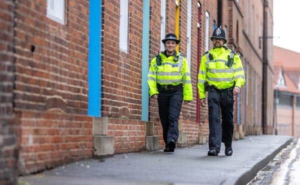 Patrols in Nottinghamshire. Image: Nottinghamshire Police.