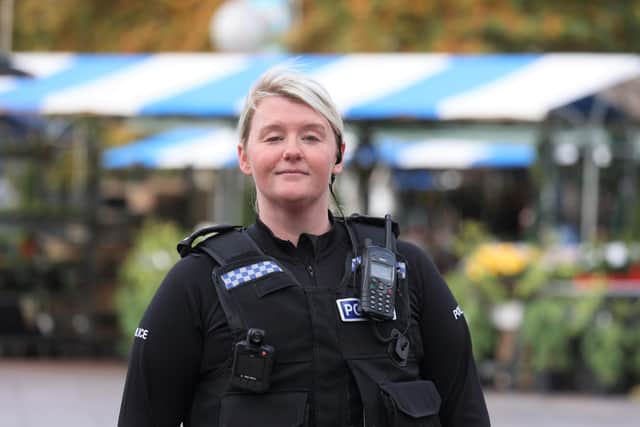 Sergeant Alice Bartle, of Nottinghamshire Police.