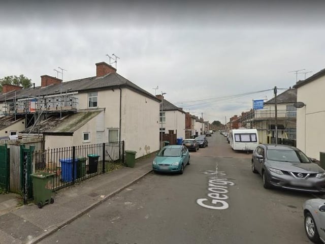 The sixth-highest number of reports of violent and sexual crimes in Mansfield in December 2022 were made in connection with incidents that took place on or near George Street, Mansfield, with 4.