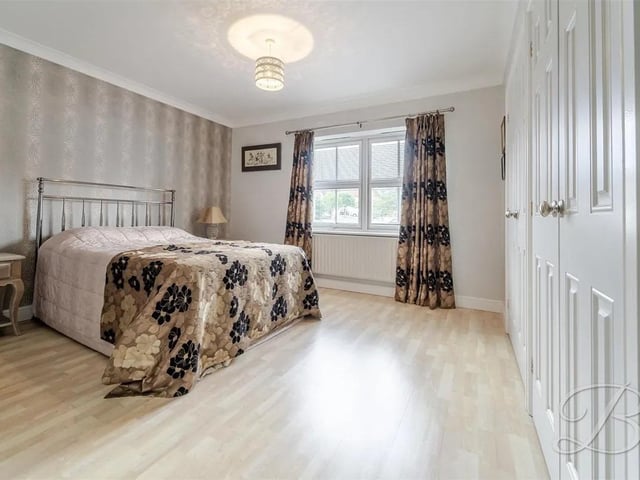 The property boasts five bedrooms, perfect for a growing family.