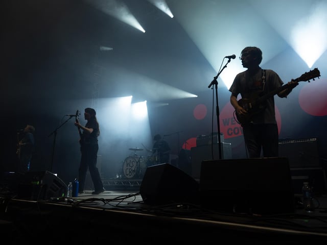 Westide Cowboy brought their folk rock energy.