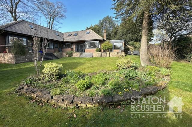 This unique, four-bedroom family home off Chesterfield Road South in Mansfield is on the market for £525,000 with estate agents Staton & Cushley.