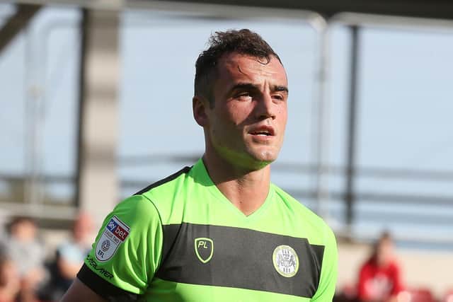 Farrend Rawson in action for Forest Green Rovers. (Photo by Pete Norton/Getty Images)