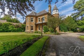 One of the most distinctive properties in Mansfield is this seven-bedroom Victorian mansion, with its own unique tower. A grade II listed building, it is on the market for £875,000 with estate agents BuckleyBrown.