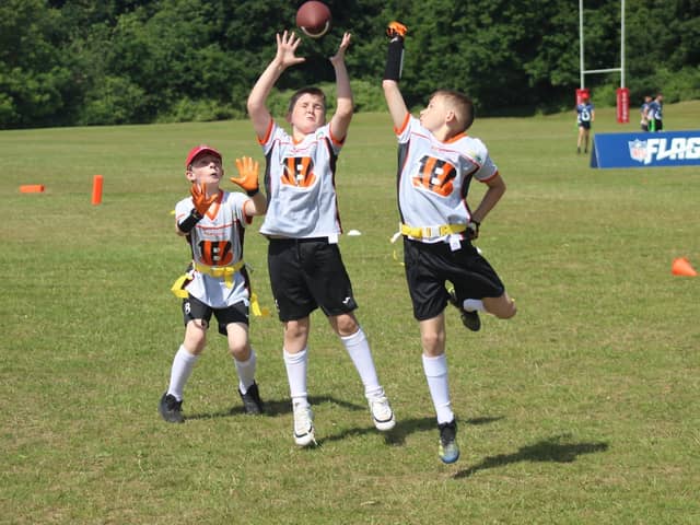 Children of Blidworth Oaks Primary School competed in the NFL Flag National Championship