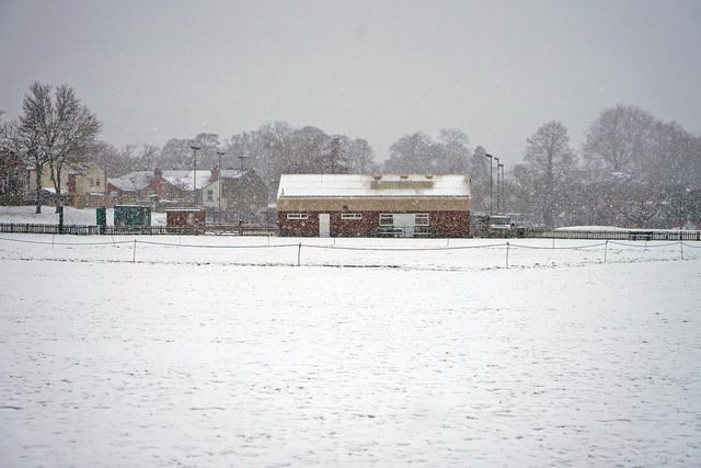Mansfield in the snow