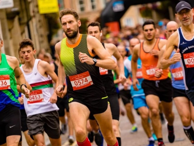 The Mansfield 10k in 2019.