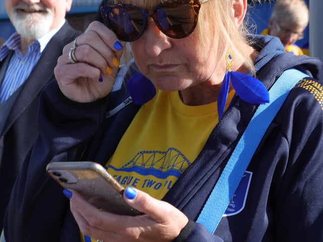Fans at the ground.
