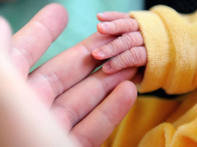 There's been a fall in number of child benefit claims for babies in Mansfield.  (Photo credit should read PHILIPPE HUGUEN/AFP via Getty Images)
