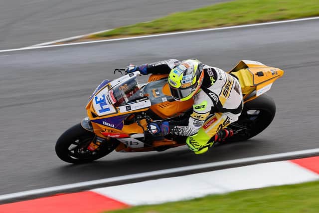 Oliver Barr in Donington Park action.