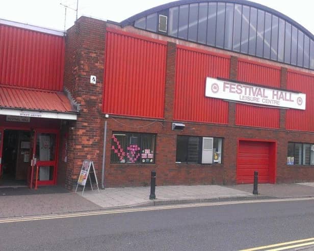 Kirkby's Festival Hall, which will be replaced by the new leisure centre.