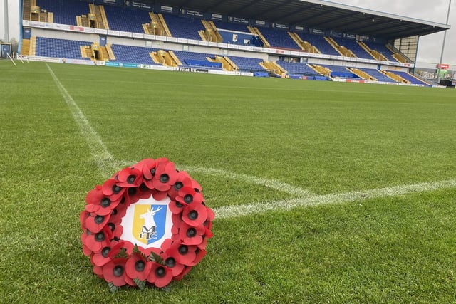 Mansfield Town Football Club will pay their respects in a home game against Bradford City, for the club's designated remembrance fixture.