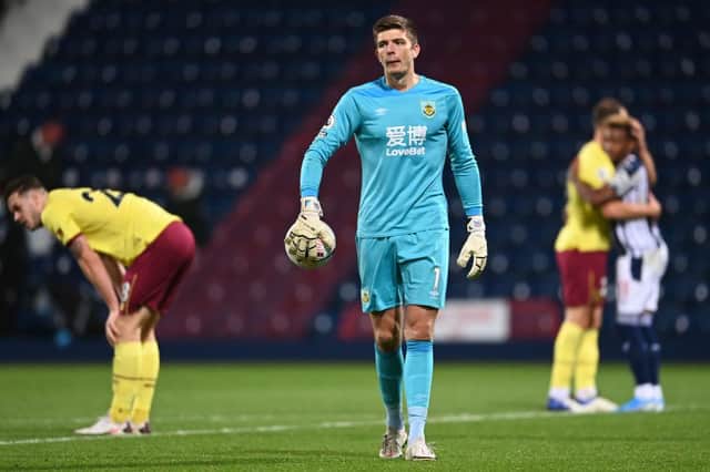 Nick Pope, Burnley. (Photo by Laurence Griffiths/Getty Images)