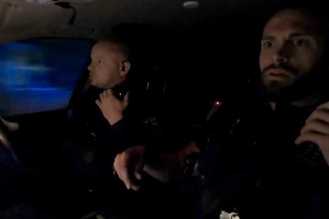 The high speed chase on Sutton Road in Kirkby will feature as part of tonight's Interceptors episode.