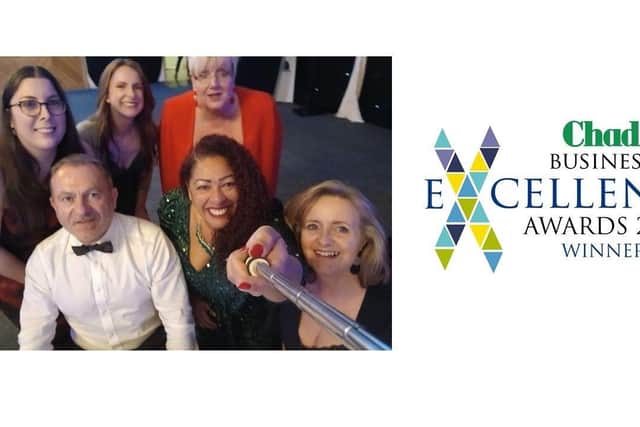 The Pathways team unite at the Award Ceremony