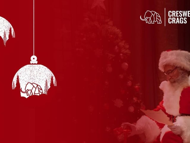 Santa will be visiting Creswell Crags at Welbeck again this year, and you can meet him on Saturdays and Sundays from this weekend until December 17 (10 am to 4.30 pm). Simply book your time slot and wait in the crafting room to make your own crafts that you can take home. You will then be called to the grotto, where every child will be given an age-appropriate Christmas present.