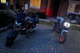 These stolen bikes were discovered in Langley Mill.