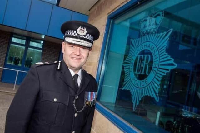 Chief Constable Craig Guildford says there's nothing a Nottinghamshire cop likes more than catching a house burglar