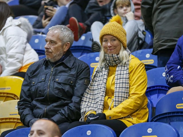 Mansfield Town fans ahead of the League Cup tie with Port Vale.