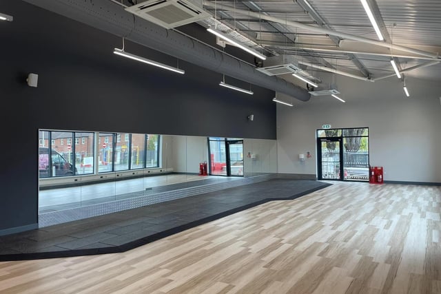 A loser look at the leisure space inside Warsop's new health hub.