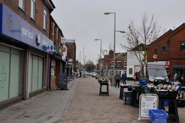 Kirkby town centre.