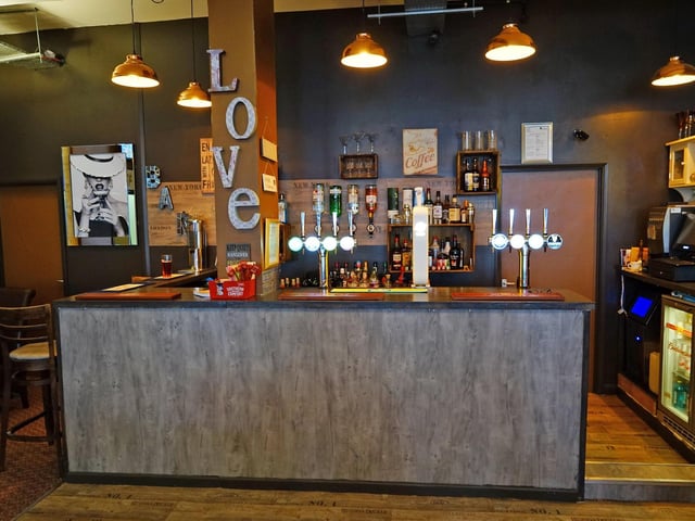 The bar area has been completely refurbished and an all-new selection of drinks are on offer.