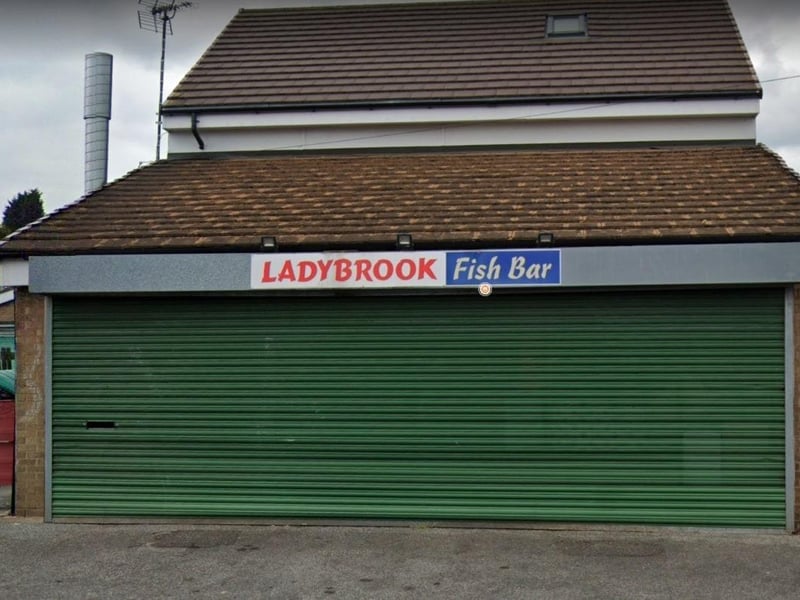 Ladybrook Fish Bar on Simpson Road, Mansfield.