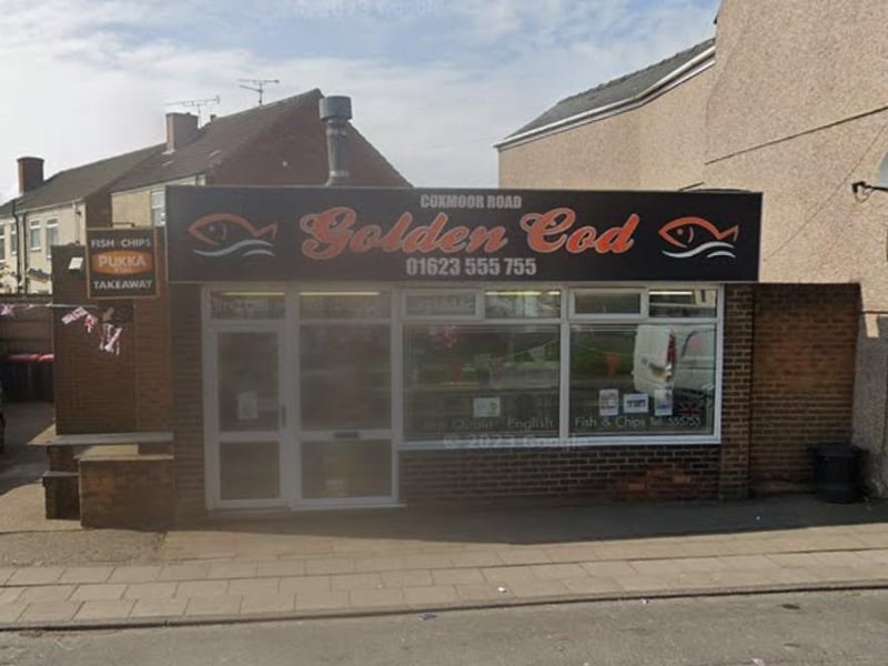 This fish and chip shop is on Coxmoor Road, Sutton.