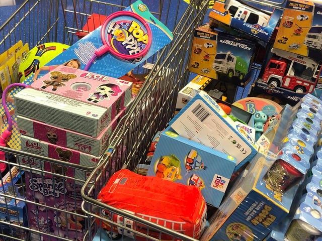 Smyths Toys made the list. Smyths Toys is located on Portland Retail Park.