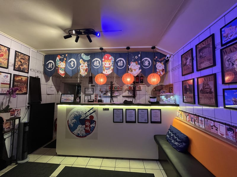 Ocean City features a variety of unique decor that enhances the venue's quirky charm.