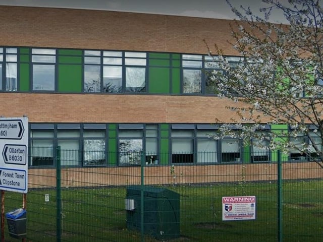 The school on Sherwood Hall Road, Mansfield, has a current 'requires improvement' Ofsted rating - with 52% of students attaining 5+ GCSE grades 9-4, according to the most recent figures.