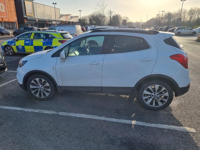 Posting on the Ashfield Police Facebook page, Nottinghamshire Police's Ashfield Operation Reacher team said: "The driver of this 'Mokka' may need an actual Mocha now we have seized it for no tax. #OpReacher #NoTimeForACoffeeBreak #AnotherSeizure"