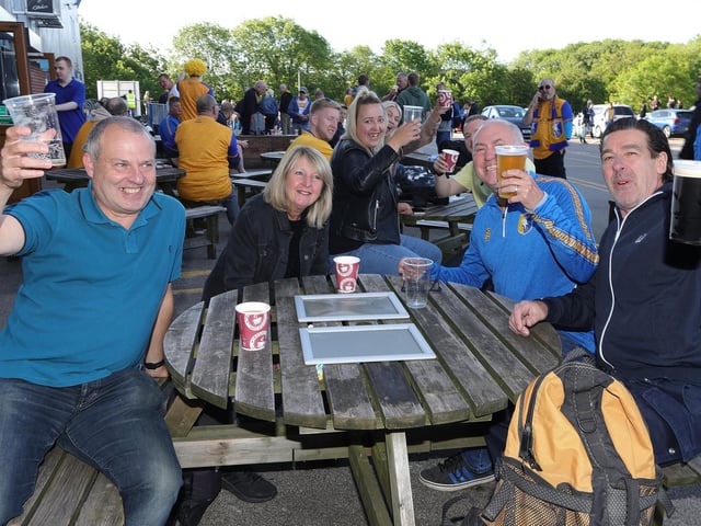 Fans at the ground.