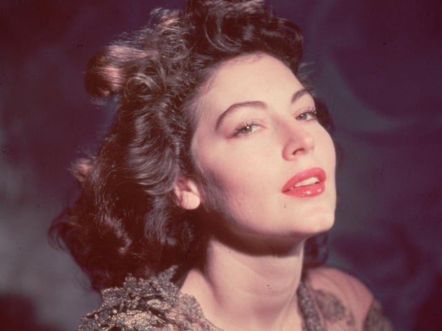 Legendary Hollywood actress Ava Gardner