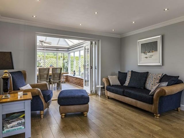 A second look at the sitting room, which is both stylish and comfortable.