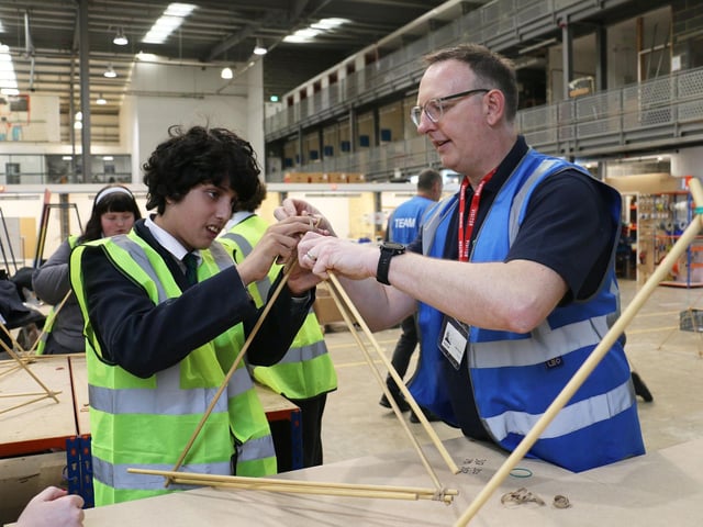 Building a tetrahedron required patience