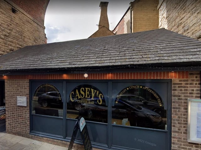 Casey's coffee bar on White Hart Street, Mansfield, has a 4.6/5 rating based on 334 reviews.