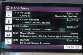 East Midlands Railway is to invest £1 million on new customer information screens. (Photo by: East Midlands Railway)