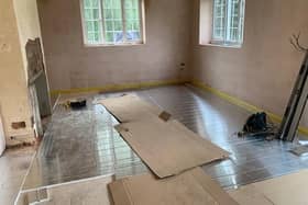 The joy of installing underfloor heating