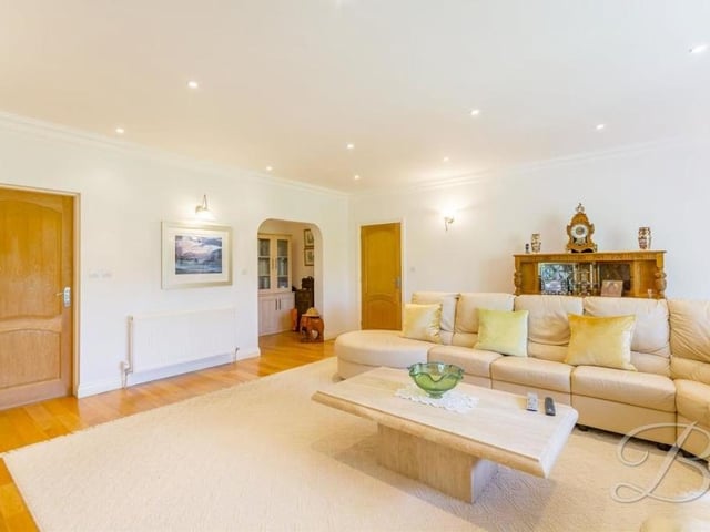 Another view of the relaxing lounge, which could could conceivably be converted into the £1.2 million property's seventh bedroom.